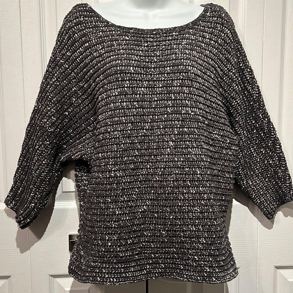 Jones New York 3/4 Sleeve Boatneck Raglan Sleeve Sweater Size L